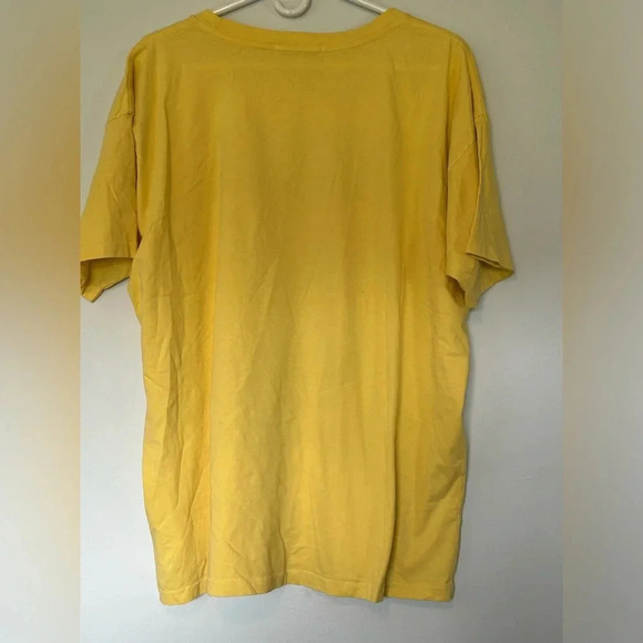 NWT daydreamer Tom Petty Full Moon Fever yellow oversized T sz small - Picture 4 of 5
